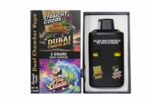 Buy Straight Goods - Dual Chamber Vape - Dubai Chocolate + Pina Colada (3 Grams + 3 Grams) at BudExpressNow Online Shop