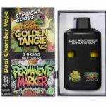 Buy Straight Goods - Dual Chamber Vape - Golden Tangie V2 + Permanent Marker (3 Grams + 3 Grams) at BudExpressNow Online Shop