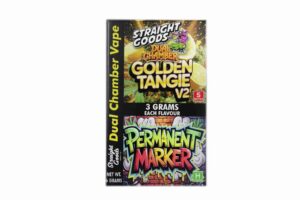 Buy Straight Goods - Dual Chamber Vape - Golden Tangie V2 + Permanent Marker (3 Grams + 3 Grams) at BudExpressNow Online Shop
