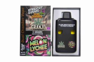 Buy Straight Goods - Dual Chamber Vape - Granjo + Melon Lychee (3 Grams + 3 Grams) at BudExpressNow Online Shop