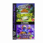 Buy Straight Goods - Dual Chamber Vape - Lemonade + Blueberry Cookies (3 Grams + 3 Grams) at BudExpressNow Online Shop