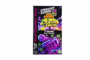 Buy Straight Goods - Dual Chamber Vape - Lisbon Lemon + Grape Gas (3 Grams + 3 Grams) at BudExpressNow Online Shop