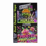 Buy Straight Goods - Dual Chamber Vape - Nuken + Frosted Fruit Cake (3 Grams + 3 Grams) at BudExpressNow Online Shop