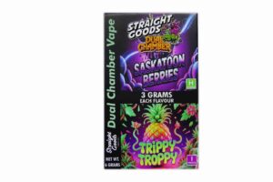 Buy Straight Goods - Dual Chamber Vape - Saskatoon Berries + Tripy Tropy (3 Grams + 3 Grams) at BudExpressNow Online Shop