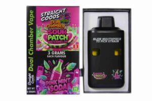Buy Straight Goods - Dual Chamber Vape - Sour PatchWatermelon + Pink Mint Soda (3 Grams + 3 Grams) at BudExpressNow Online Shop