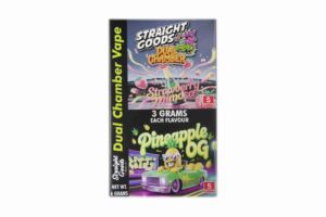 Buy Straight Goods - Dual Chamber Vape - Strawberry Mimosa+ Pineapple OG (3 Grams + 3 Grams) at BudExpressNow Online Shop