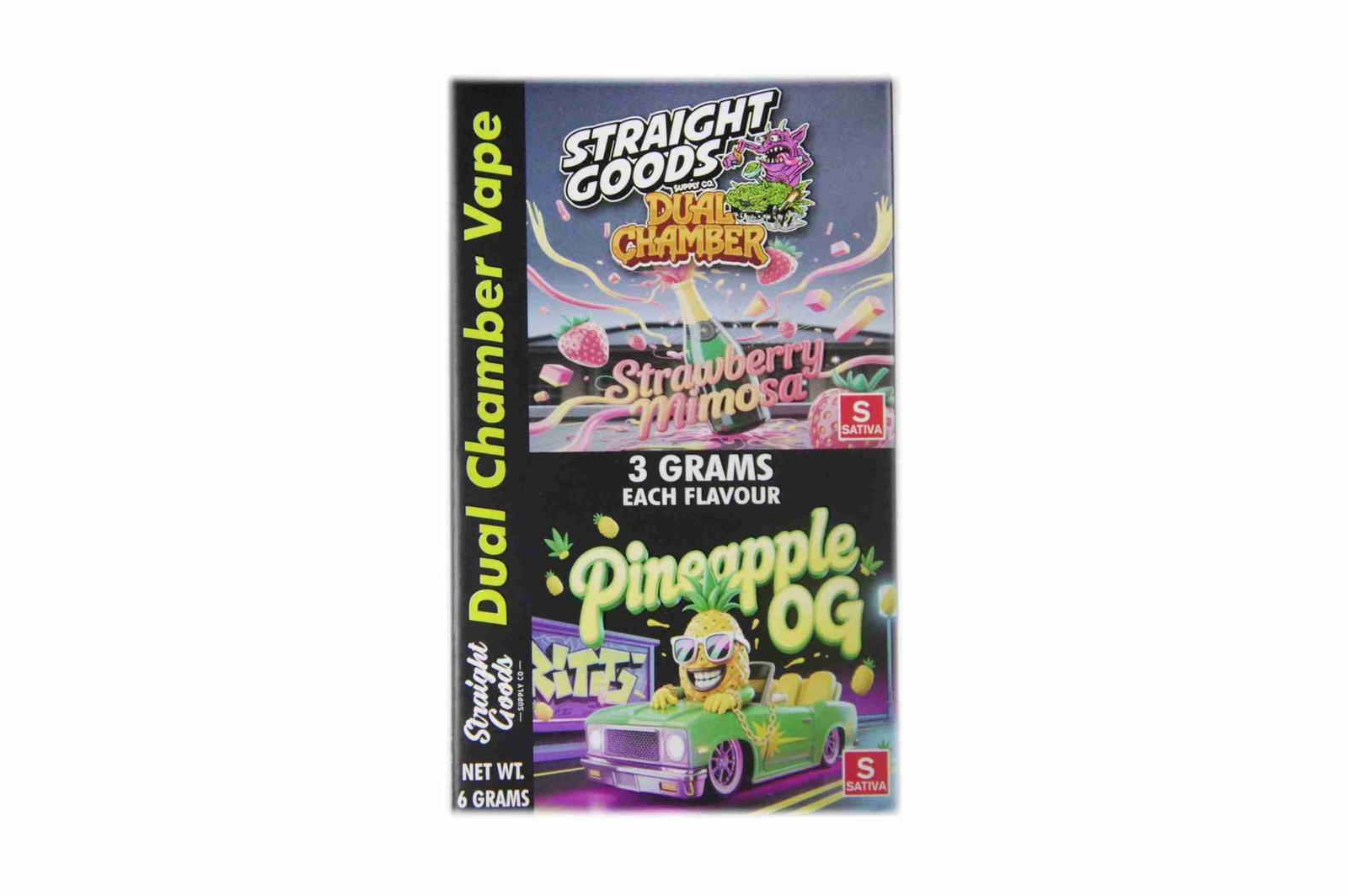 straw mimosa and pineapple og Buy Straight Goods - Dual Chamber Vape - Strawberry Mimosa+ Pineapple OG (3 Grams + 3 Grams) at BudExpressNow Online Shop