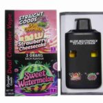 Buy Straight Goods - Dual Chamber Vape - Strawberry Cheesecake + Sweet Watermelon (3 Grams + 3 Grams) at BudExpressNow Online Shop