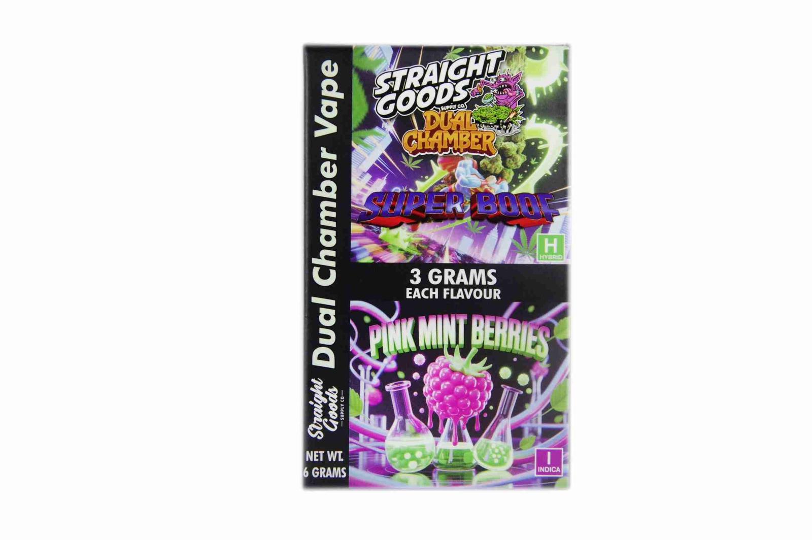 super book and pink mint berries Buy Straight Goods - Dual Chamber Vape - Super Boof + Pink Mint Berries (3 Grams + 3 Grams) at BudExpressNow Online Shop