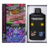 Buy Straight Goods - Dual Chamber Vape - Watermelon Bubblegum + Blueberry Candy (3 Grams + 3 Grams) at BudExpressNow Online Shop