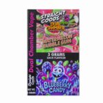 Buy Straight Goods - Dual Chamber Vape - Watermelon Bubblegum + Blueberry Candy (3 Grams + 3 Grams) at BudExpressNow Online Shop