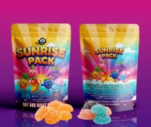 Buy Sky High Edibles - Day and Night Gummies - Sunrise Pack (900mg THC : 300mg CBD) at BudExpressNow Online Shop