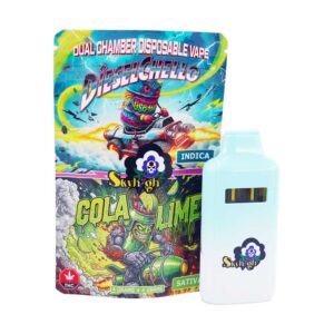 Buy Sky High Extract - Dual Chamber Vape - Dieselchello (Indica) + Cola Lime (Sativa) - (4 Grams + 4 Grams) at BudExpressNow Online Shop