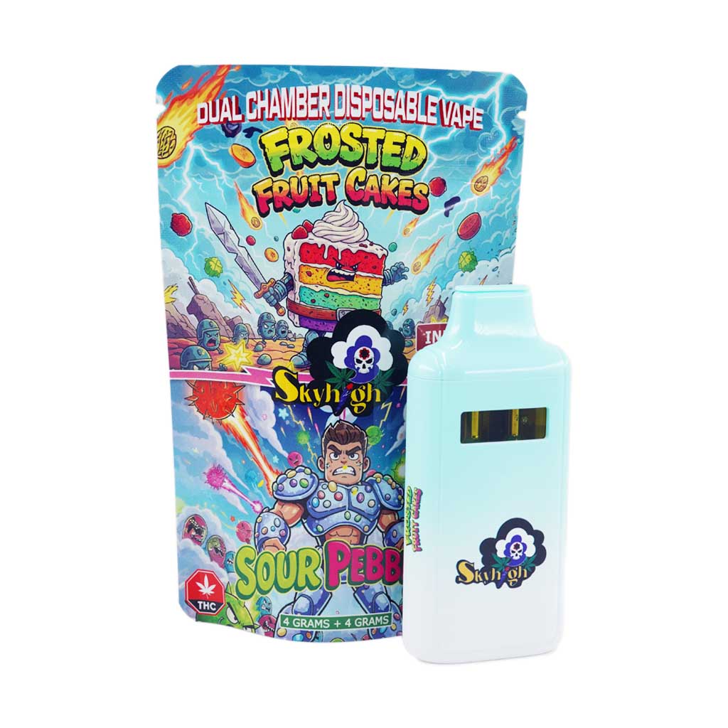 Buy Sky High Extract - Dual Chamber Vape - Frosted Fruit Cakes (Indica) + Sour Pebbles (Sativa) - (4 Grams + 4 Grams) at BudExpressNow Online Shop