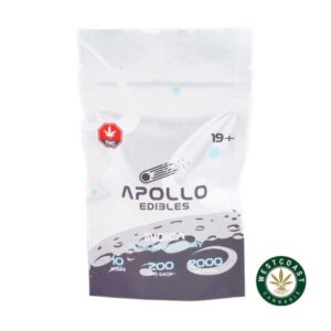 Buy Apollo Edibles - Blue Raspberry Shooting Stars 2000mg THC Indica at BudExpressNow Online Shop