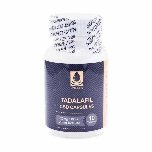 Buy One Life Capsules - Tadalafil Formula (20mg CBD + 20mg Tadalafil) at BudExpressNow Online Shop