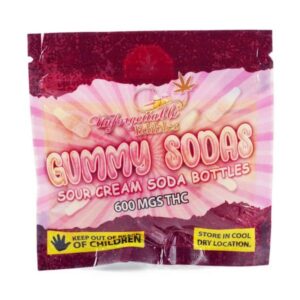 Buy Unforgettable Edibles – Gummy Sodas Sour Cream Soda Bottles 600mg THC at BudExpressNow Online Shop
