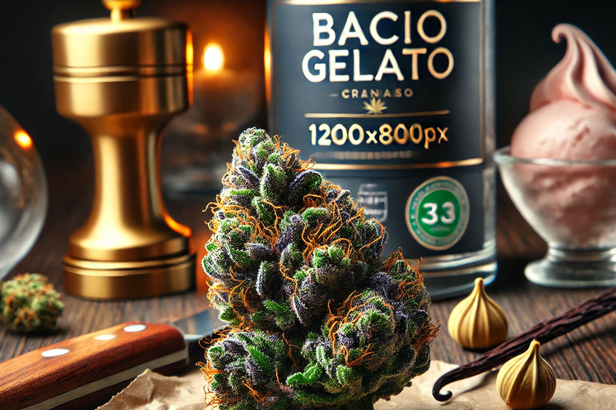 Bacio Gelato Cannabis A Luxurious Hybrid with Powerful Effects