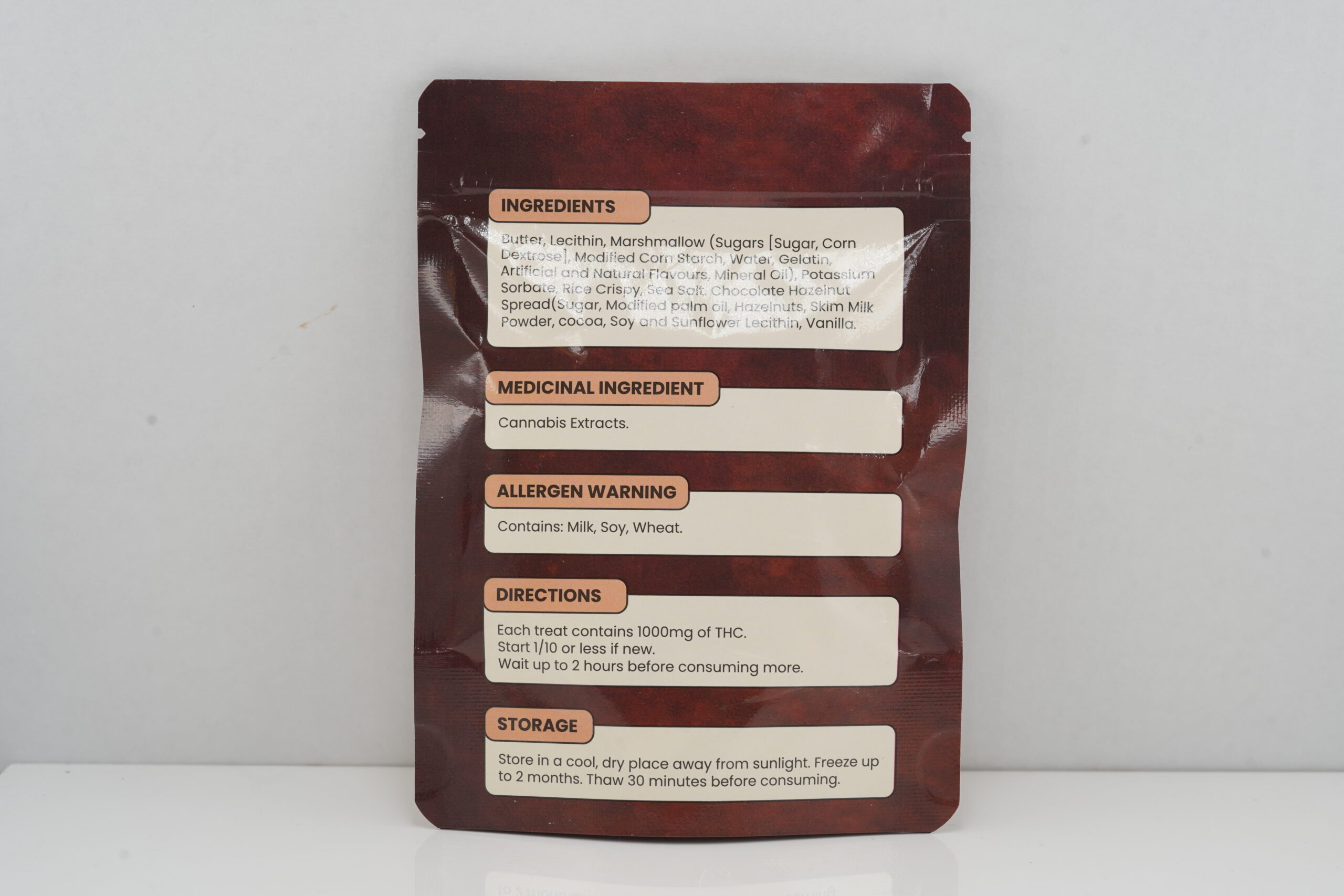 Buy Seshables Rice Crispy - Chocolate Hazelnut Spread 1000mg THC at BudExpressNow Online Shop