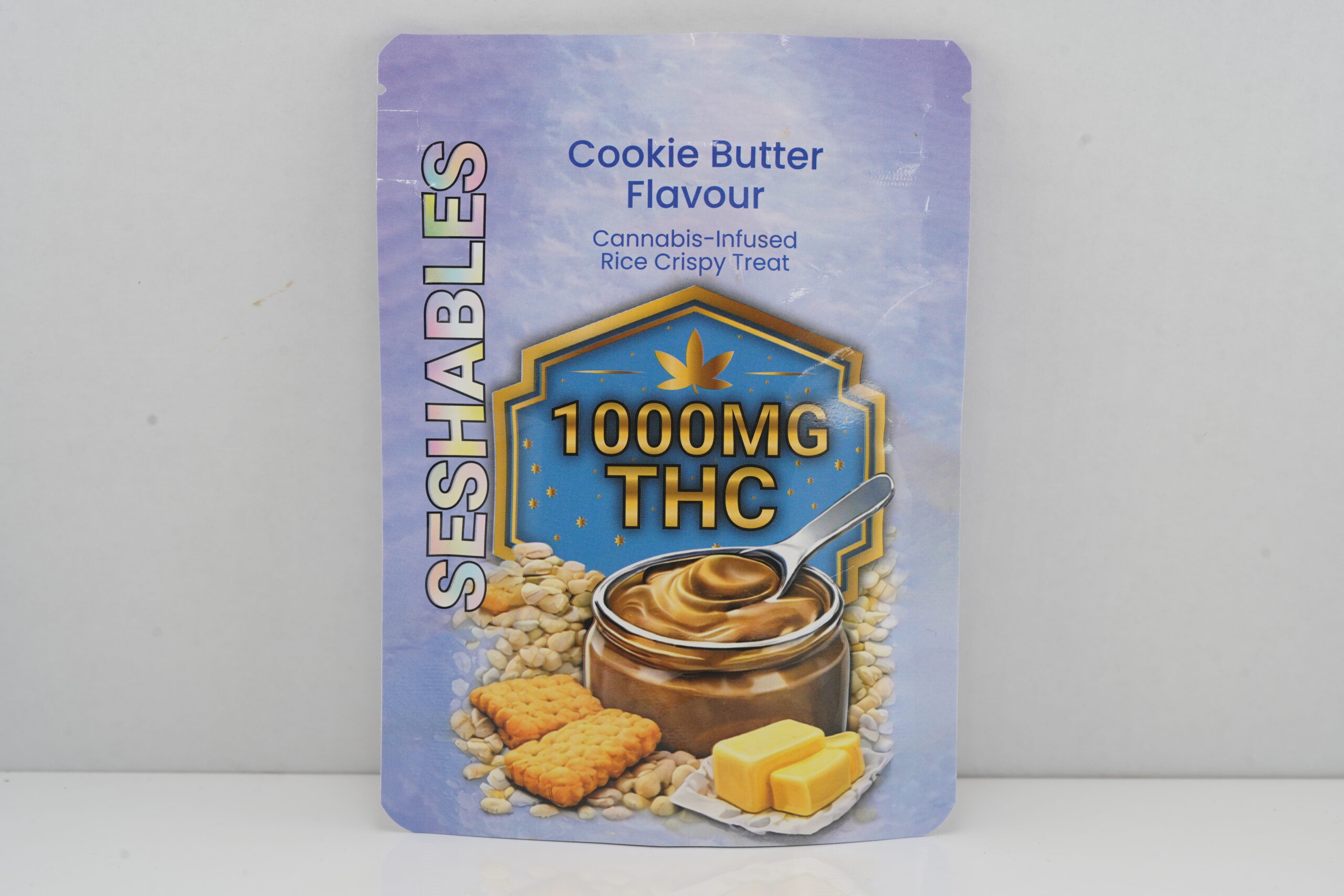 Buy Seshables Rice Crispy - Cookie Butter 1000mg THC at BudExpressNow Online Shop