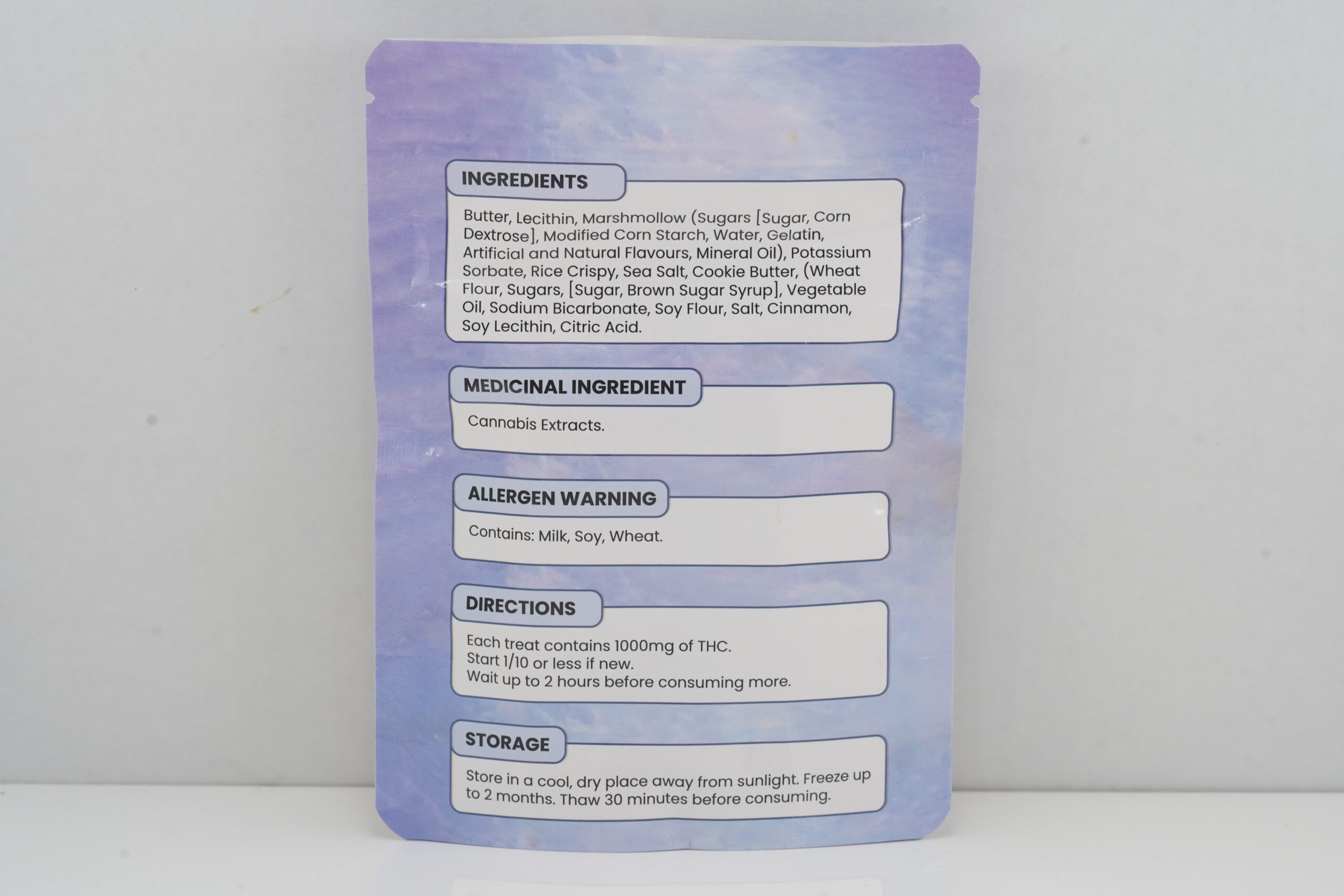 Buy Seshables Rice Crispy - Cookie Butter 1000mg THC at BudExpressNow Online Shop