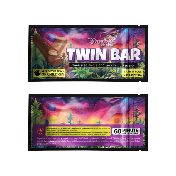 twin bar Buy Unforgettable Edibles - Twin Bar - 2000MG THC at BudExpressNow Online Shop