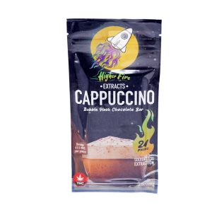 Buy Higher Fire Extracts - Bubble Hash Chocolate Bar - Cappuccino 1000mg THC at BudExpressNow Online Shop