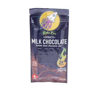 Buy Higher Fire Extracts - Bubble Hash Chocolate Bar - Milk 1000mg THC at BudExpressNow Online Shop