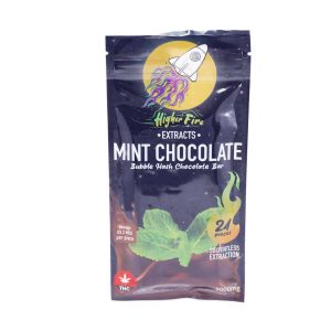 Buy Higher Fire Extracts - Bubble Hash Chocolate Bar - Mint 2000mg THC at BudExpressNow Online Shop