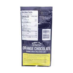 Buy Higher Fire Extracts - Bubble Hash Chocolate Bar - Orange 2000mg THC at BudExpressNow Online Shop