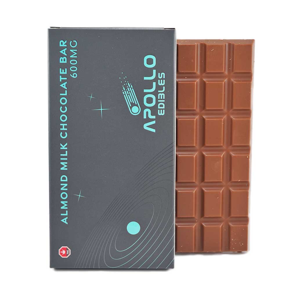 ZA APOLLOCHOCOLATEBARS ALMONDMILKMG Buy Apollo Edible Chocolates - Almond Milk Chocolate - 600MG THC at BudExpressNow Online Shop