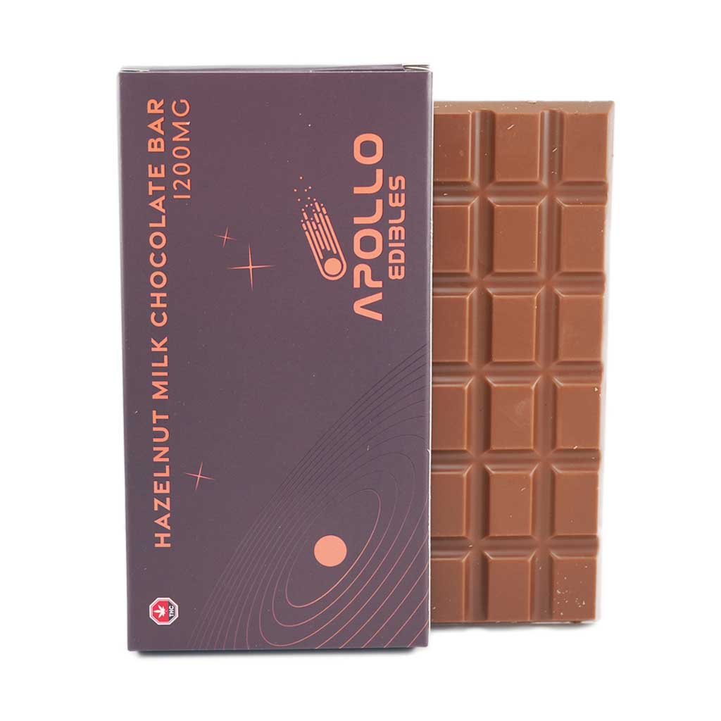 ZA APOLLOCHOCOLATEBARS HAZELNUTMILKMG Buy Apollo Edible Chocolates - Hazelnut Milk Chocolate - 1200MG THC at BudExpressNow Online Shop