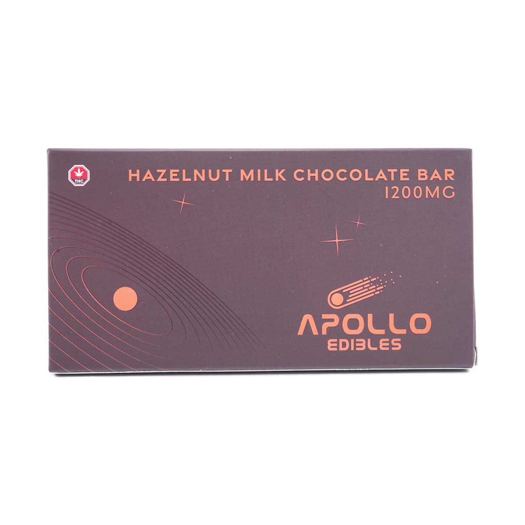 ZA APOLLOCHOCOLATEBARS HAZELNUTMILKMG Buy Apollo Edible Chocolates - Hazelnut Milk Chocolate - 1200MG THC at BudExpressNow Online Shop