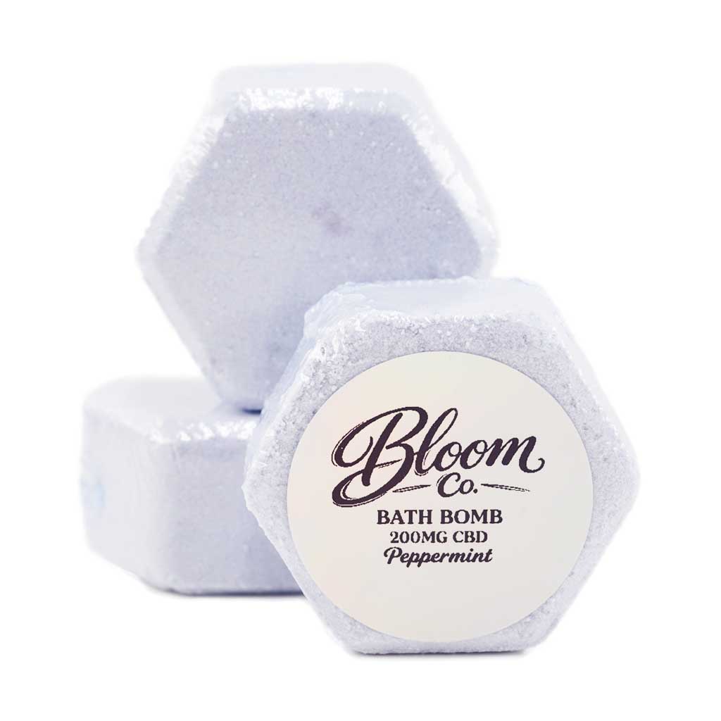 Buy Bloom Co. - Peppermint Bathbomb - 200MG CBD at BudExpressNow Online Shop