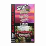 Buy Straight Goods - Dual Chamber Disposable Vape - Bubba Kush + Strawberry Cough (3+3 Gram) at BudExpressNow Online Shop