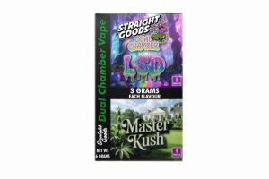 Buy Straight Goods - Dual Chamber Disposable Vape - LSD + Master Kush (3+3 Gram) at BudExpressNow Online Shop